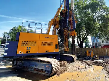 Bauer Spezialtiefbau am Neubau des LVR-Hauses in Köln-Deutz beteiligt