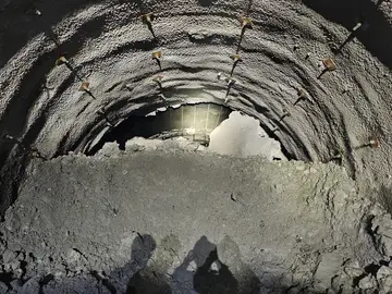 Streckendurchschlag im Schacht Chromtau von Schachtbau Kasachstan